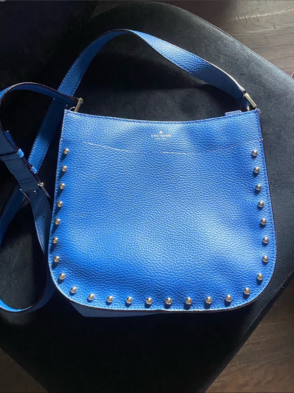 Kate Spade Studded Pebbled Leather Crossbody Bag🖤🖤